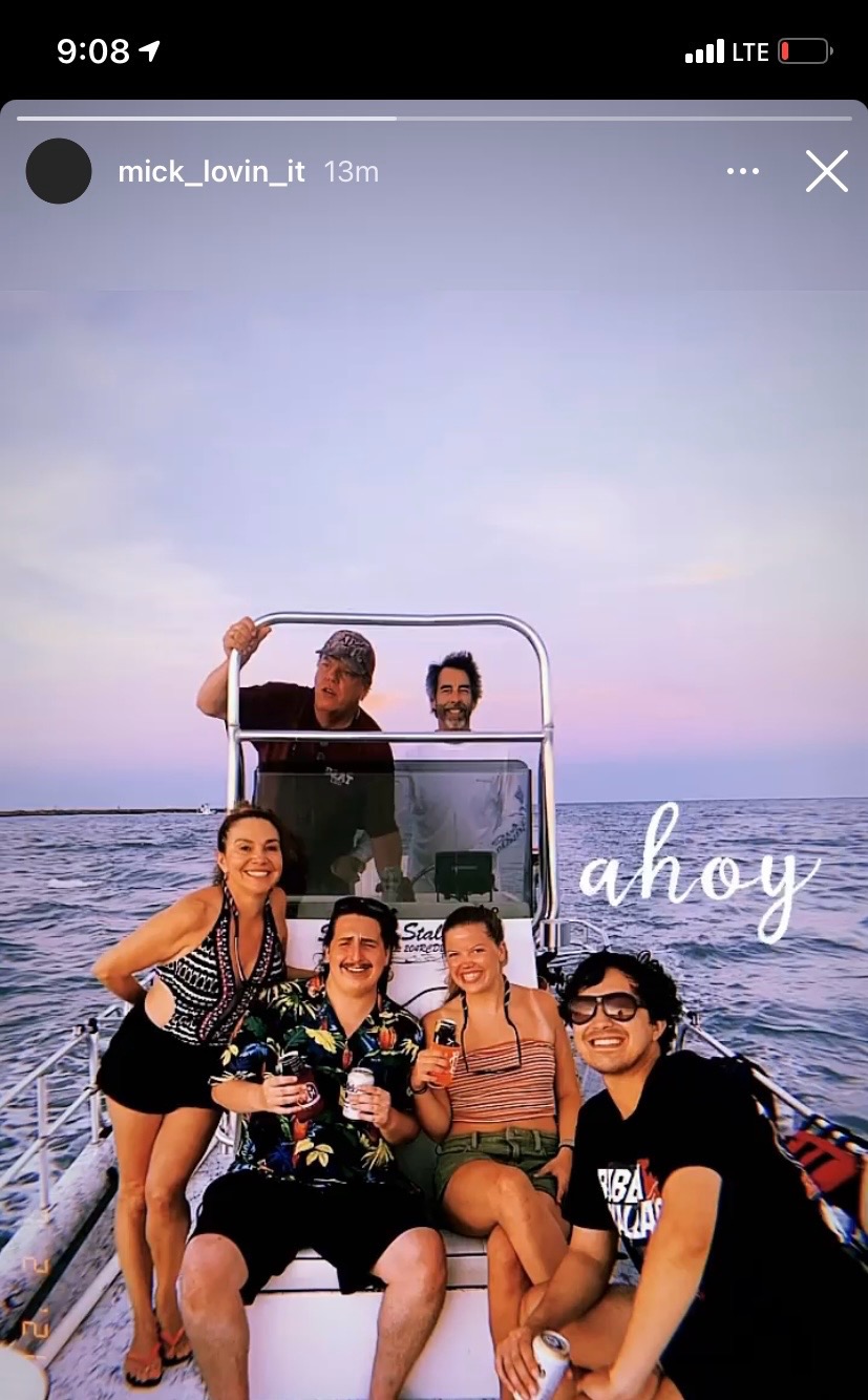 Boat ride on coastal water