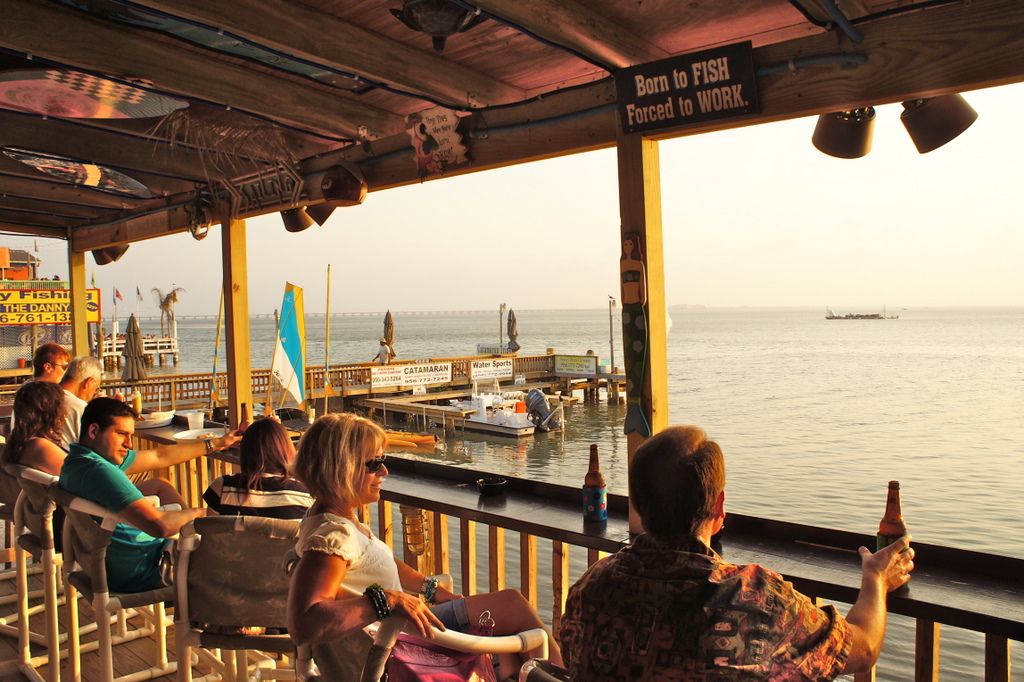 Laguna Bob's waterfront nightlife on South Padre Island